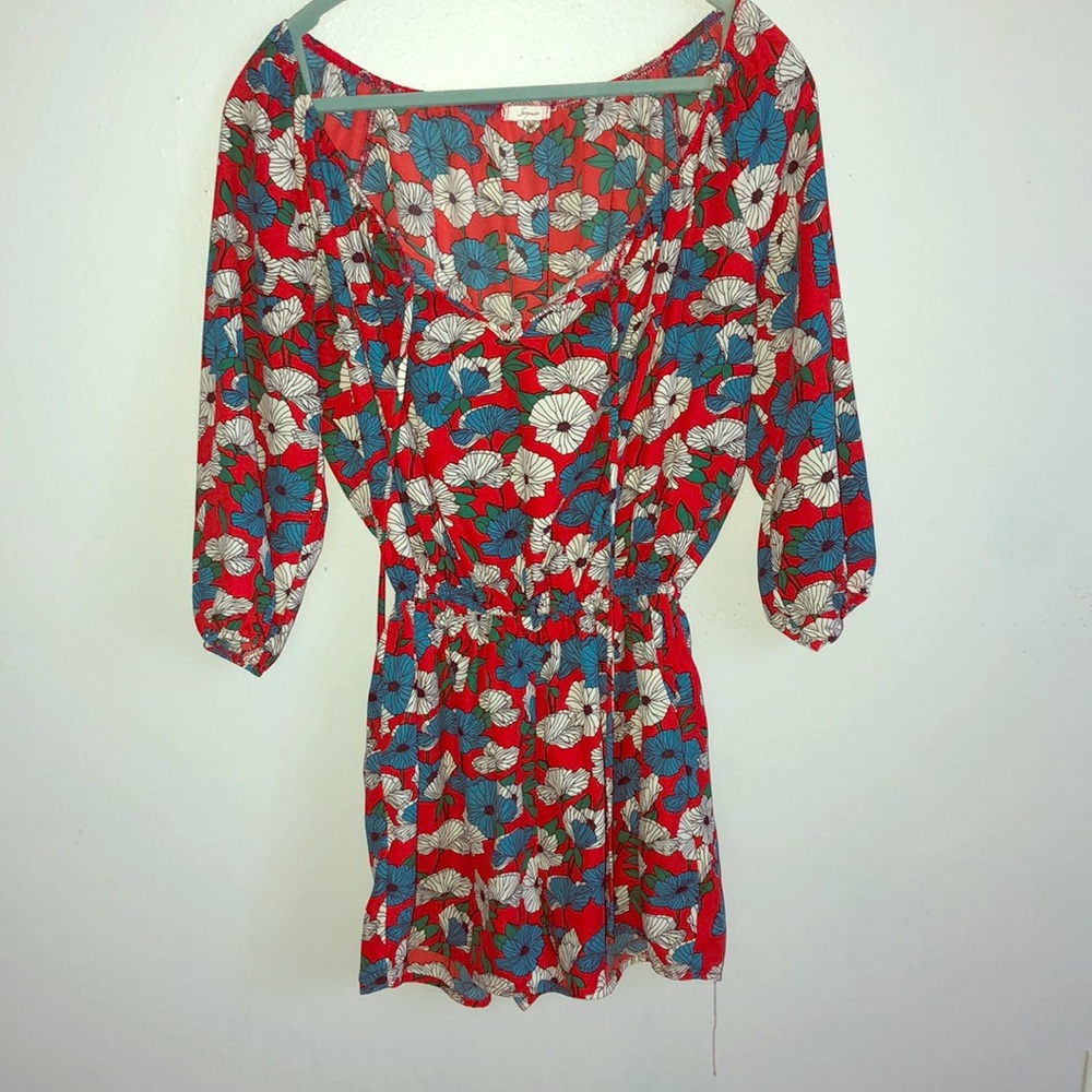 3/4 sleeve Romper